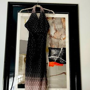 Missoni long ombre halter dress!